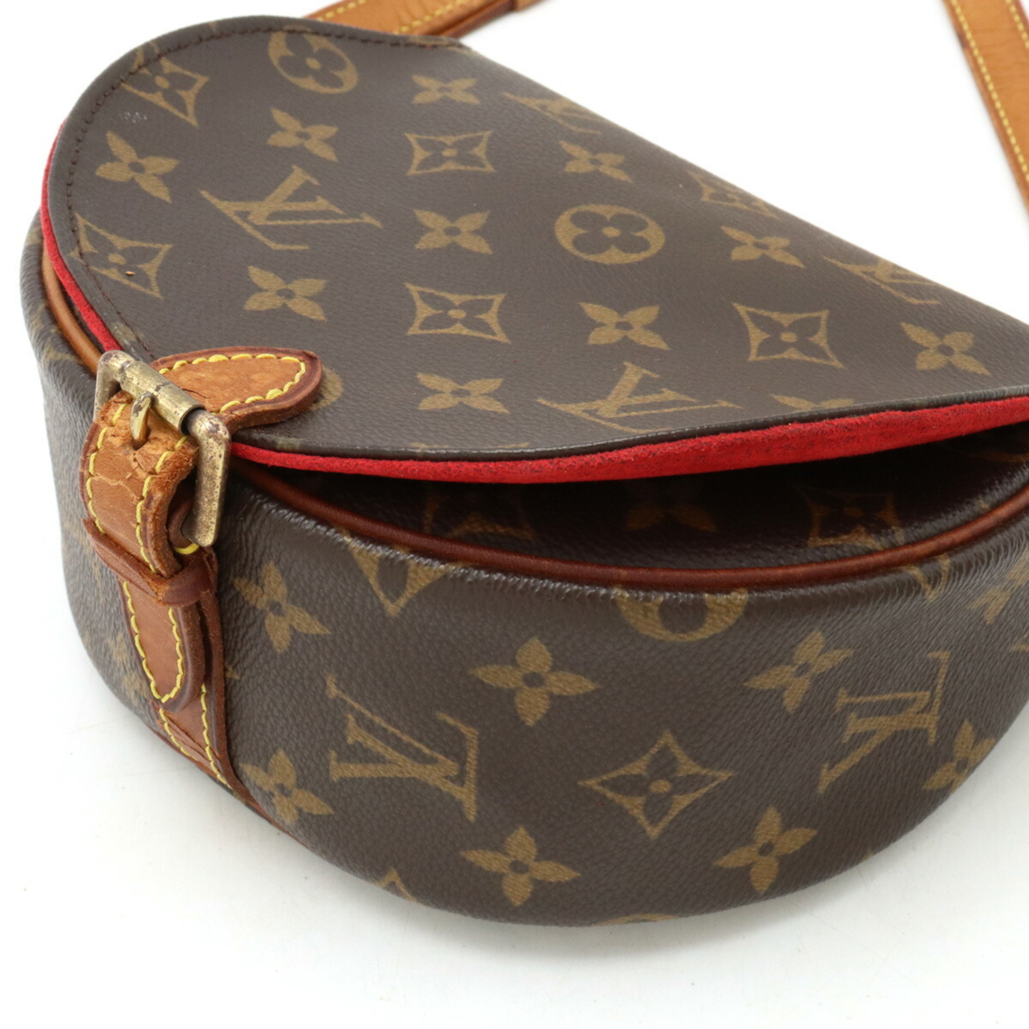 LOUIS VUITTON Louis Vuitton Monogram Tan Blanc Shoulder Bag Pochette M51179