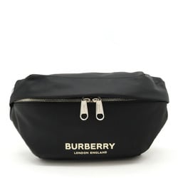 BURBERRY SONNY Body bag, bum waist pouch, nylon, leather, black, 8049095