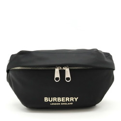 BURBERRY SONNY Body bag, bum waist pouch, nylon, leather, black, 8049095