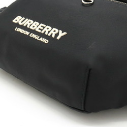 BURBERRY SONNY Body bag, bum waist pouch, nylon, leather, black, 8049095