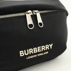 BURBERRY SONNY Body bag, bum waist pouch, nylon, leather, black, 8049095