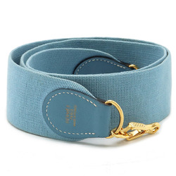 HERMES Evelyn Shoulder Strap Leather Light Blue