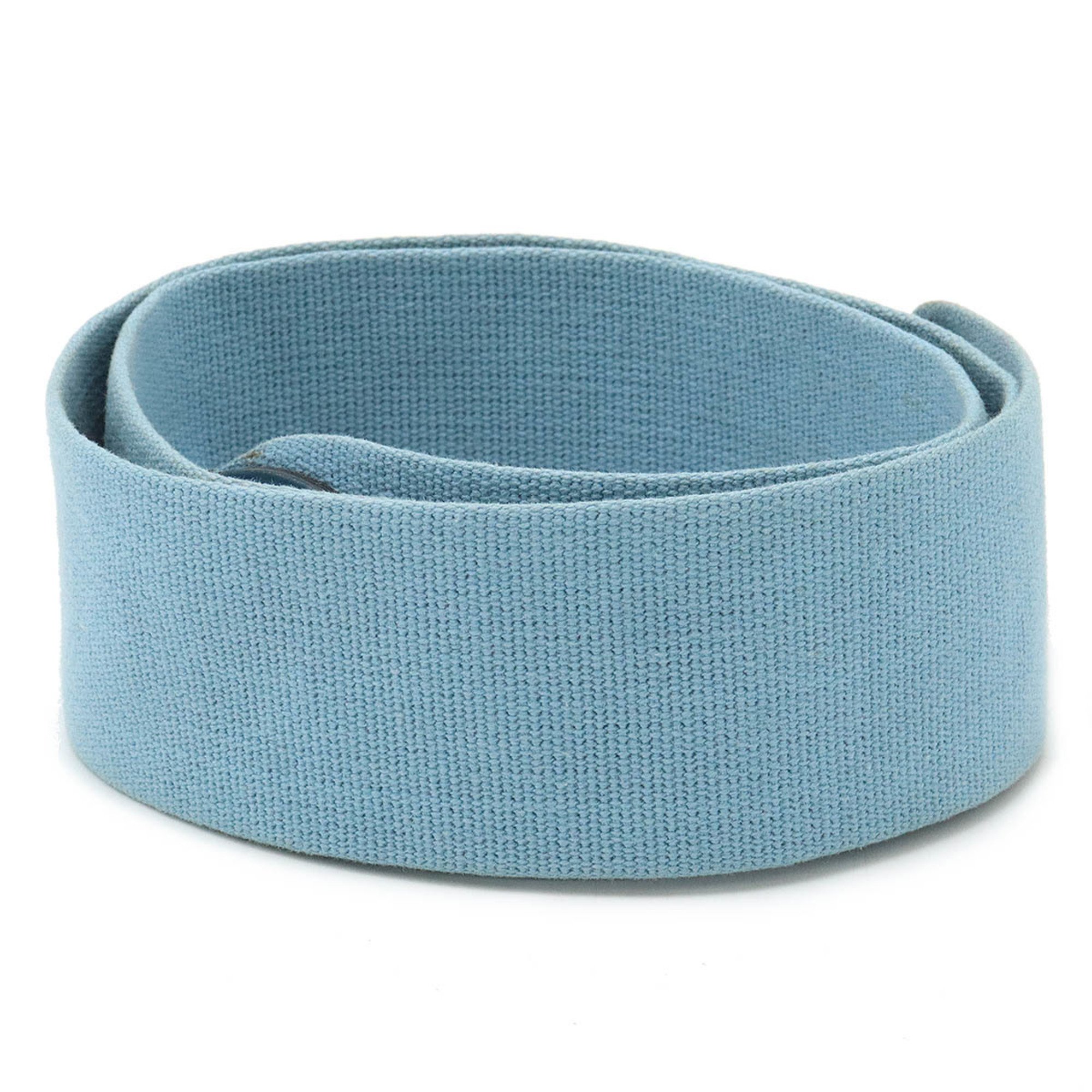 HERMES Evelyn Shoulder Strap Leather Light Blue