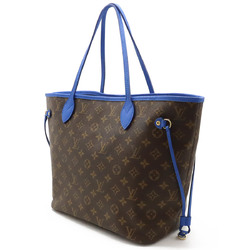 LOUIS VUITTON Louis Vuitton Monogram Ikat Flower Neverfull MM Tote Bag Shoulder Grand Blue M40938