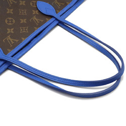 LOUIS VUITTON Louis Vuitton Monogram Ikat Flower Neverfull MM Tote Bag Shoulder Grand Blue M40938