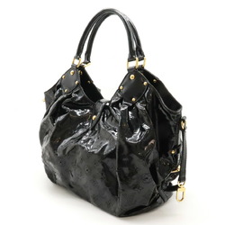 LOUIS VUITTON Louis Vuitton Monogram Mahina Surya L Tote Bag Shoulder Patent Leather Noir Black M95881