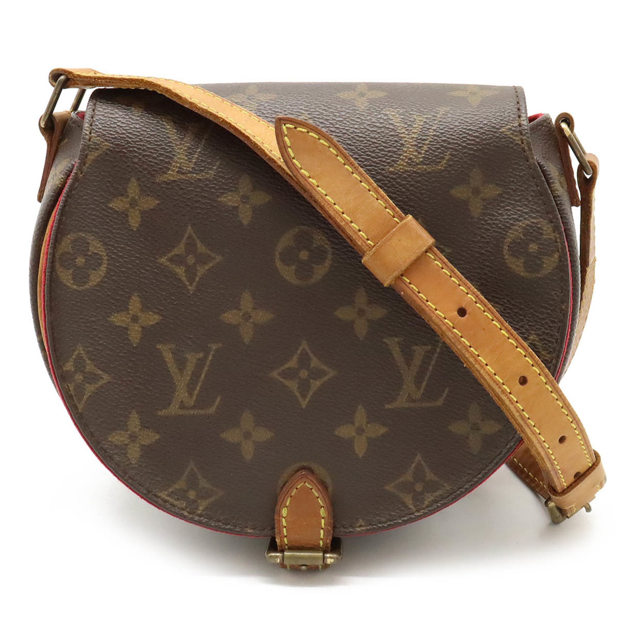 LOUIS VUITTON Louis Vuitton Monogram Tan Blanc Shoulder Bag Pochette M51179