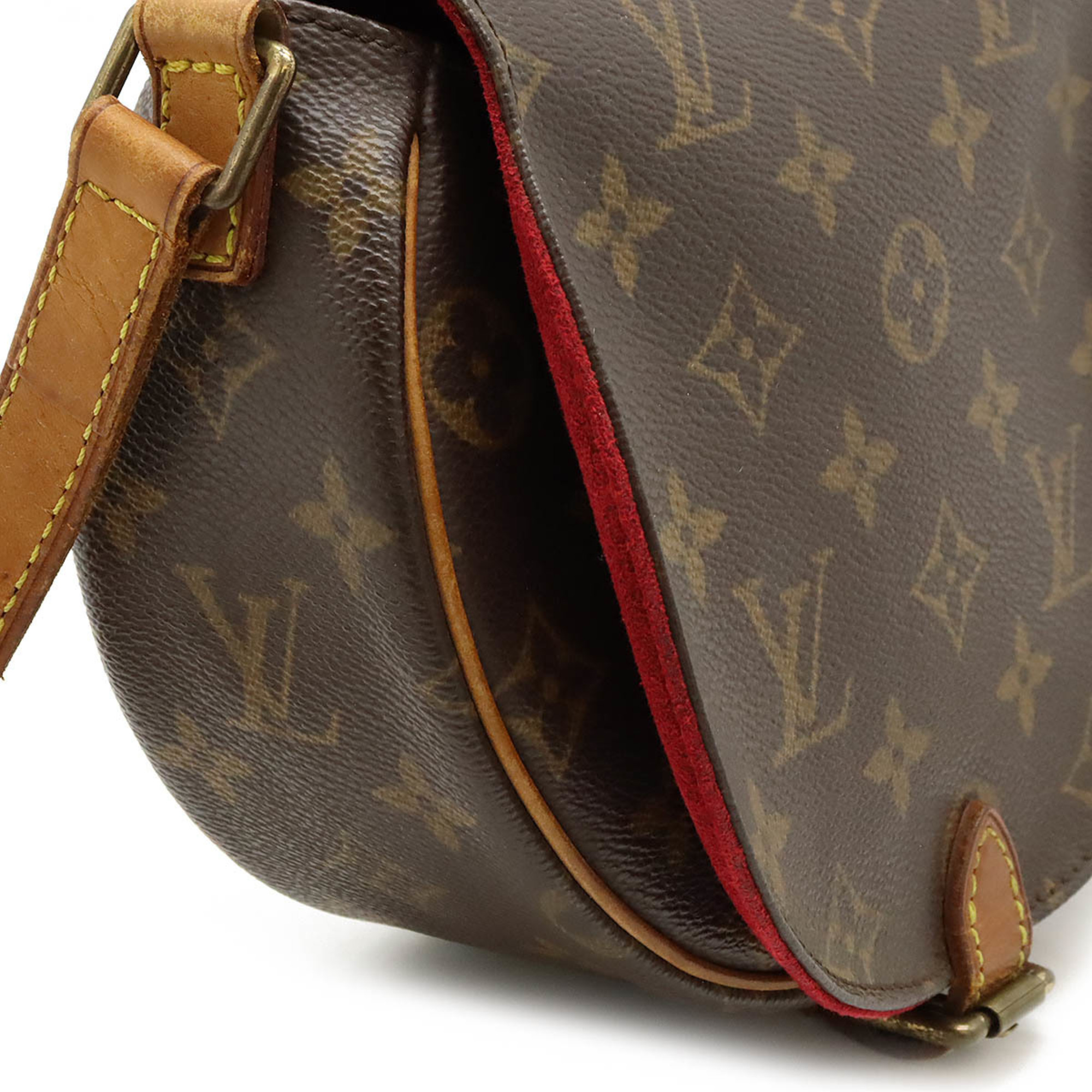 LOUIS VUITTON Louis Vuitton Monogram Tan Blanc Shoulder Bag Pochette M51179