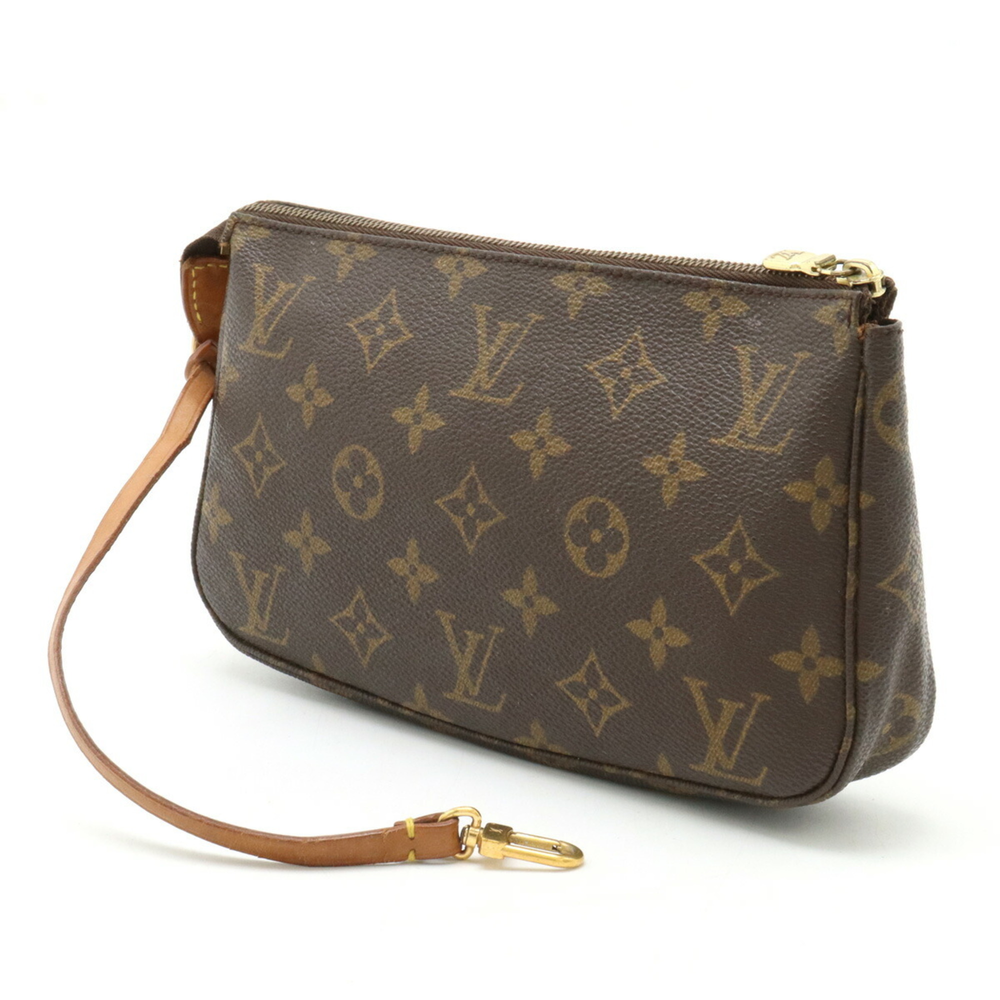 LOUIS VUITTON Louis Vuitton Monogram Pochette Accessory Pouch Handbag - Bag M51980