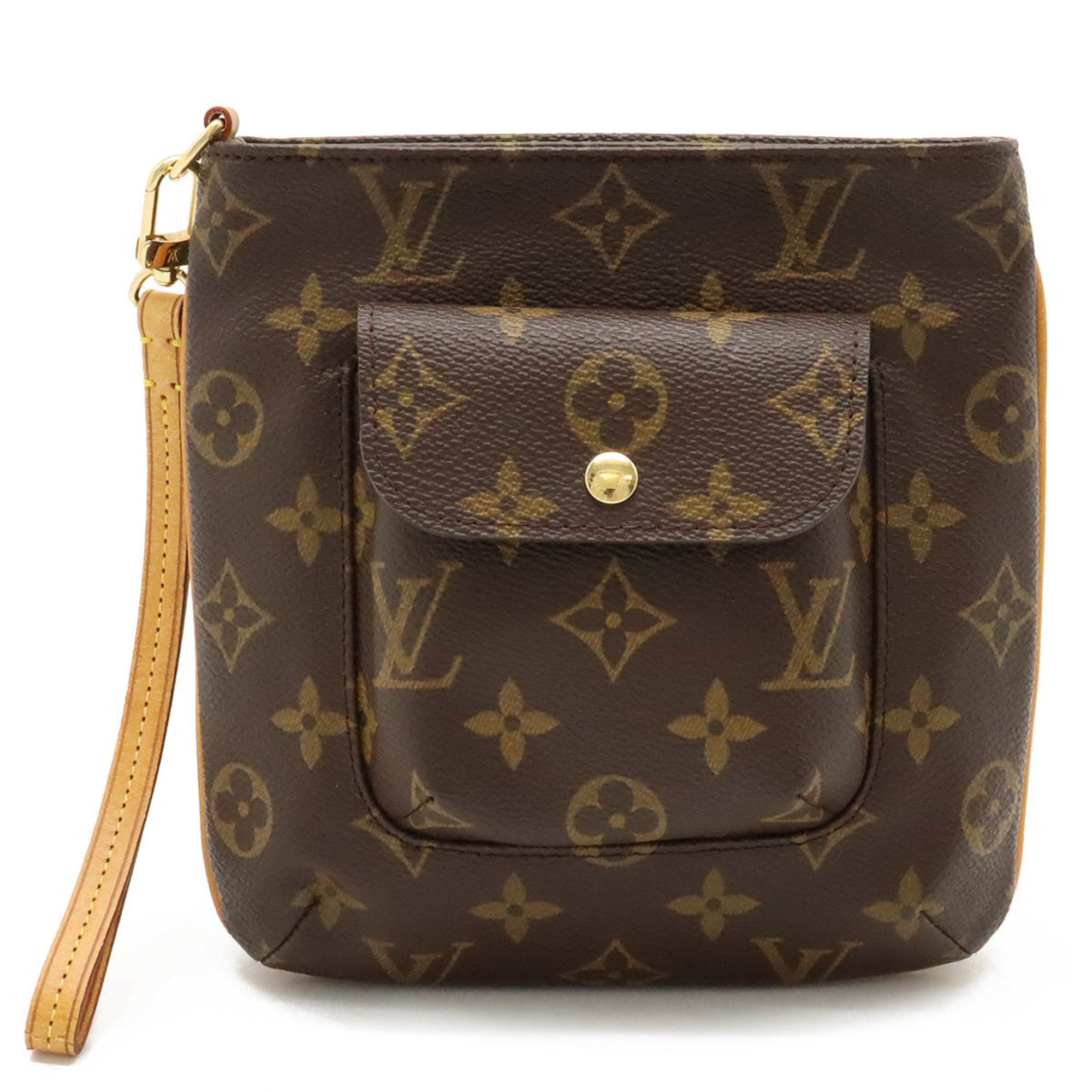 LOUIS VUITTON Louis Vuitton Monogram Partition Pouch Handbag Bag M51901