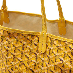 GOYARD Saint Louis GM Tote Bag, Large Tote, Shoulder PVC, Leather, Yellow