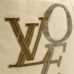 LOUIS VUITTON Louis Vuitton That's Love Tote MM Bag Collection Line Cotton Canvas Ecru Beige M95388