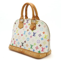 LOUIS VUITTON Louis Vuitton Monogram Multicolor Alma Handbag Blanc White M92647