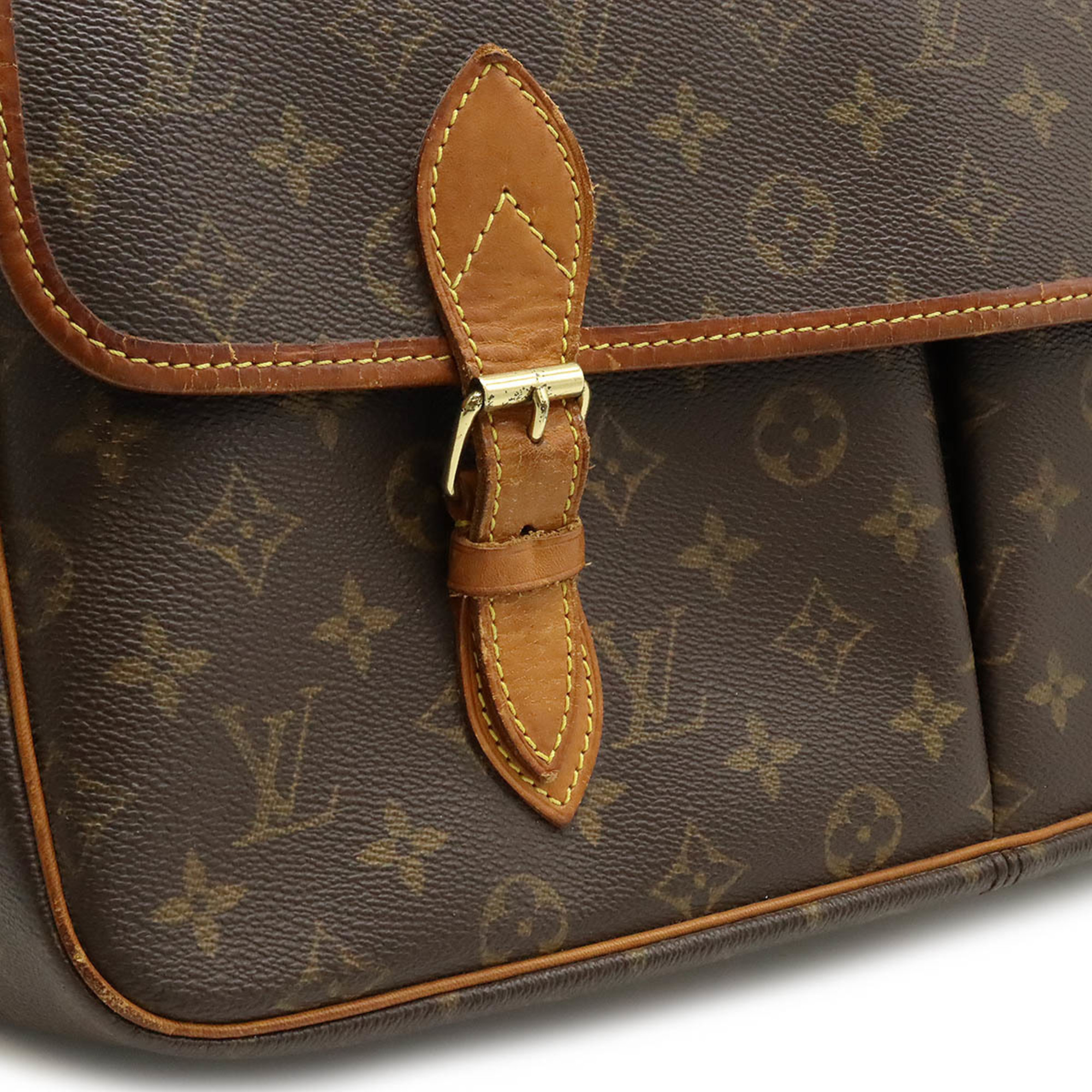 LOUIS VUITTON Louis Vuitton Monogram Gibessier GM Shoulder Bag M42249