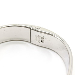 LOUIS VUITTON Louis Vuitton Cuff Nanogram Bangle Bracelet #S S Size Metal Silver Color M00249