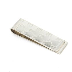 GUCCI GG Pattern Money Clip Bill SV925 Silver