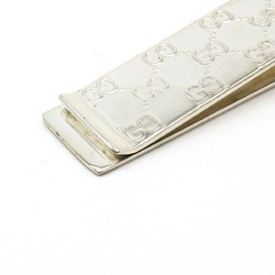 GUCCI GG Pattern Money Clip Bill SV925 Silver