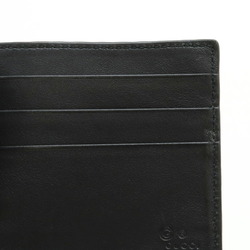 GUCCI Micro Guccissima Bi-fold Wallet Leather Black 544478