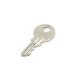 HERMES Padlock No. 100 with Key Silver Color