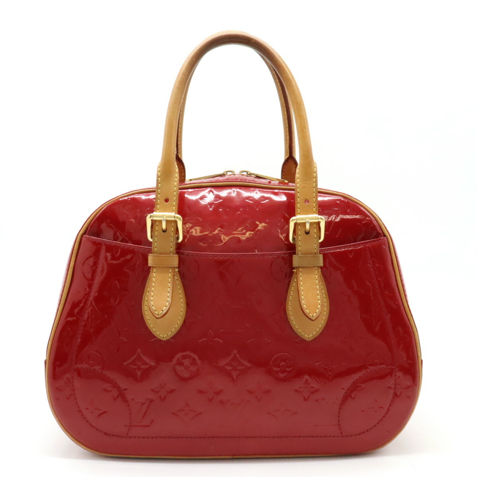 LOUIS VUITTON Louis Vuitton Monogram Vernis Summit Drive Handbag Tote Bag Enamel Pomme d'Amour Red M93513