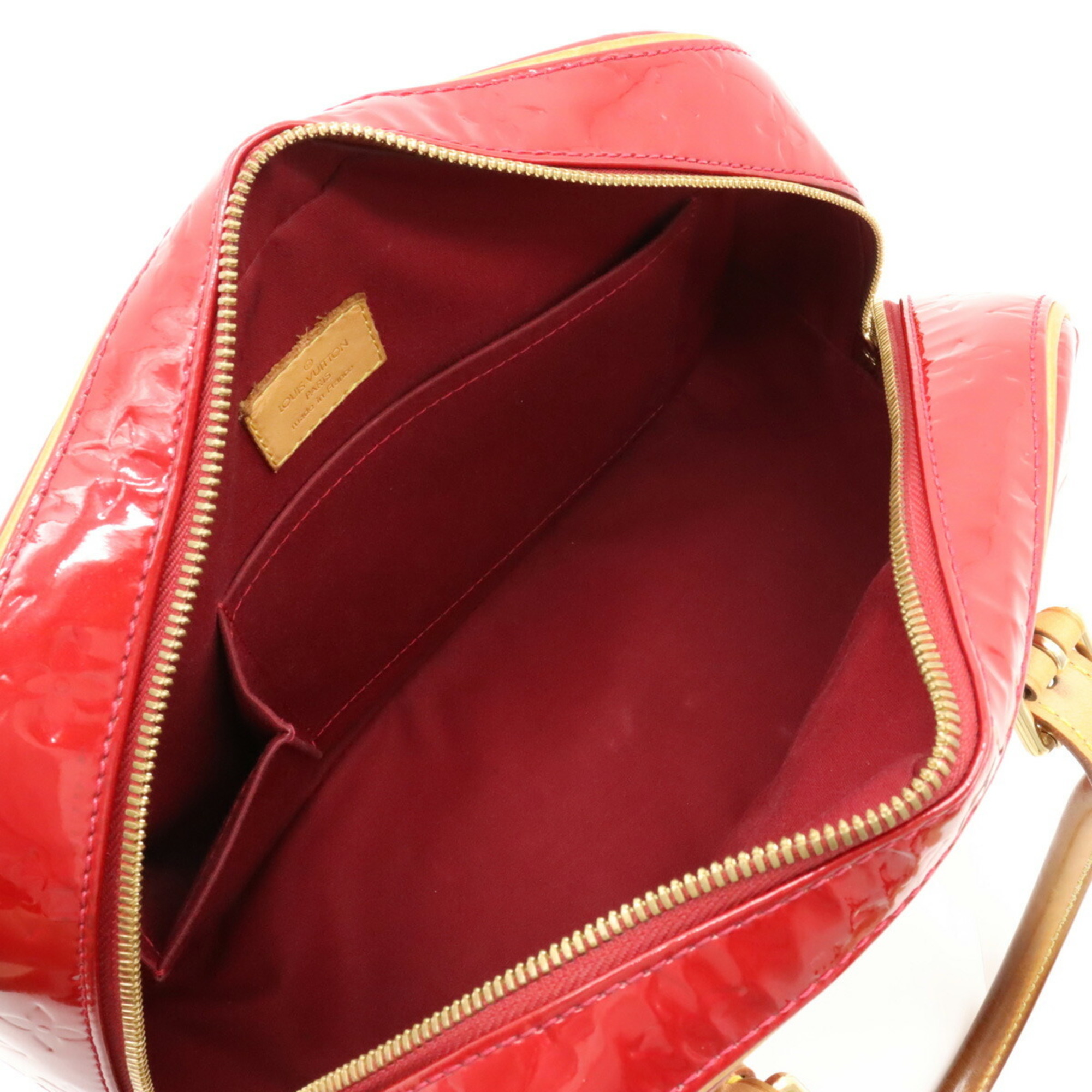 LOUIS VUITTON Louis Vuitton Monogram Vernis Summit Drive Handbag Tote Bag Enamel Pomme d'Amour Red M93513