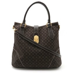 LOUIS VUITTON Louis Vuitton Monogram Idylle Elegy Tote Bag Shoulder Canvas Fuzan Brown M56696