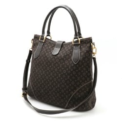 LOUIS VUITTON Louis Vuitton Monogram Idylle Elegy Tote Bag Shoulder Canvas Fuzan Brown M56696