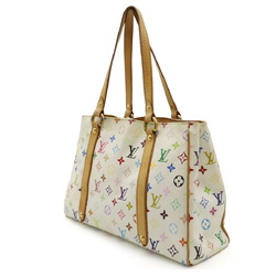 LOUIS VUITTON Louis Vuitton Monogram Multicolor Aurelia MM Tote Bag Shoulder Blanc White M40094