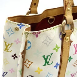 LOUIS VUITTON Louis Vuitton Monogram Multicolor Aurelia MM Tote Bag Shoulder Blanc White M40094