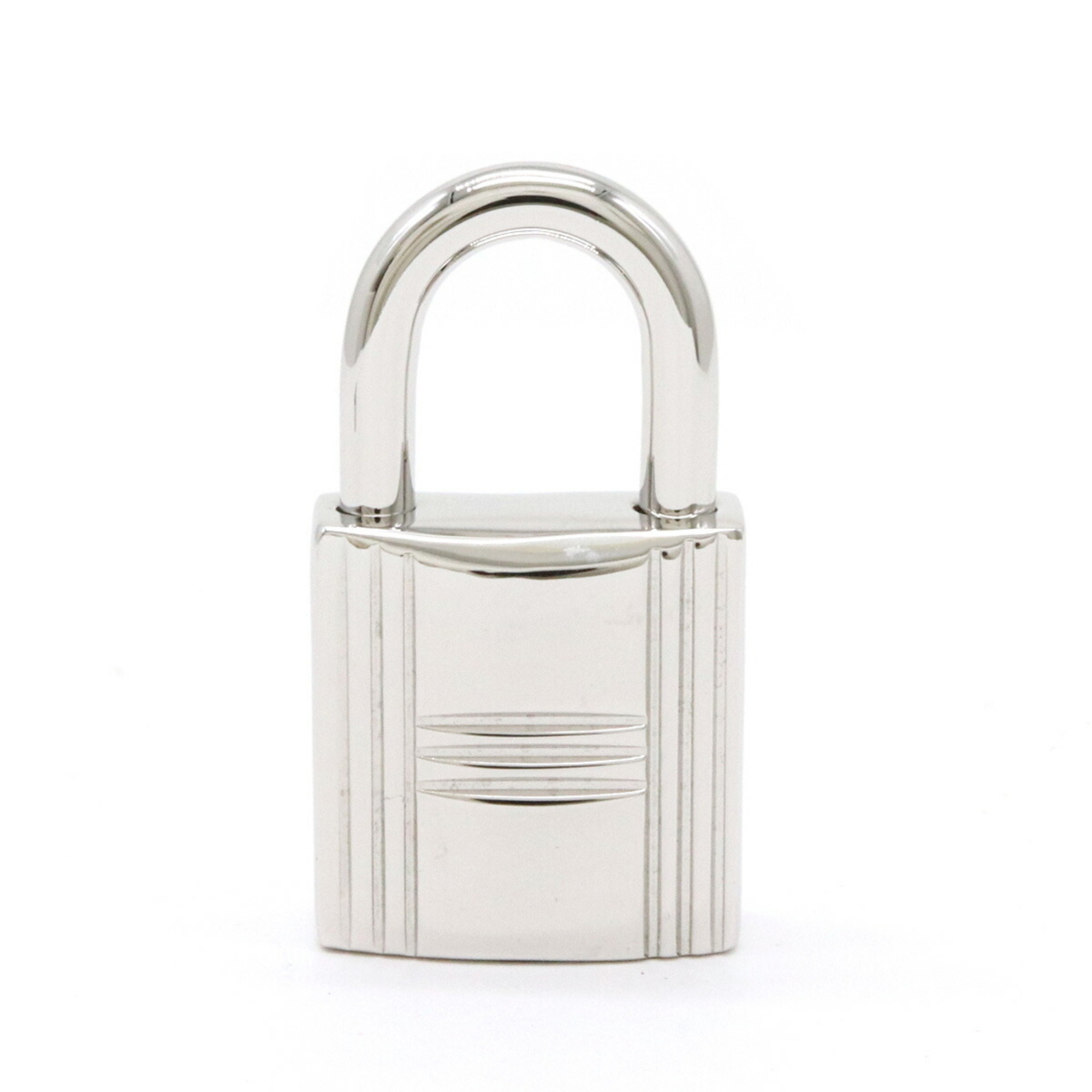 HERMES Padlock No.104 with Key Silver Color