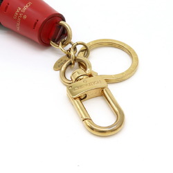 LOUIS VUITTON Louis Vuitton Monogram Keychain Tassel Bag Charm Rouge Red M78616