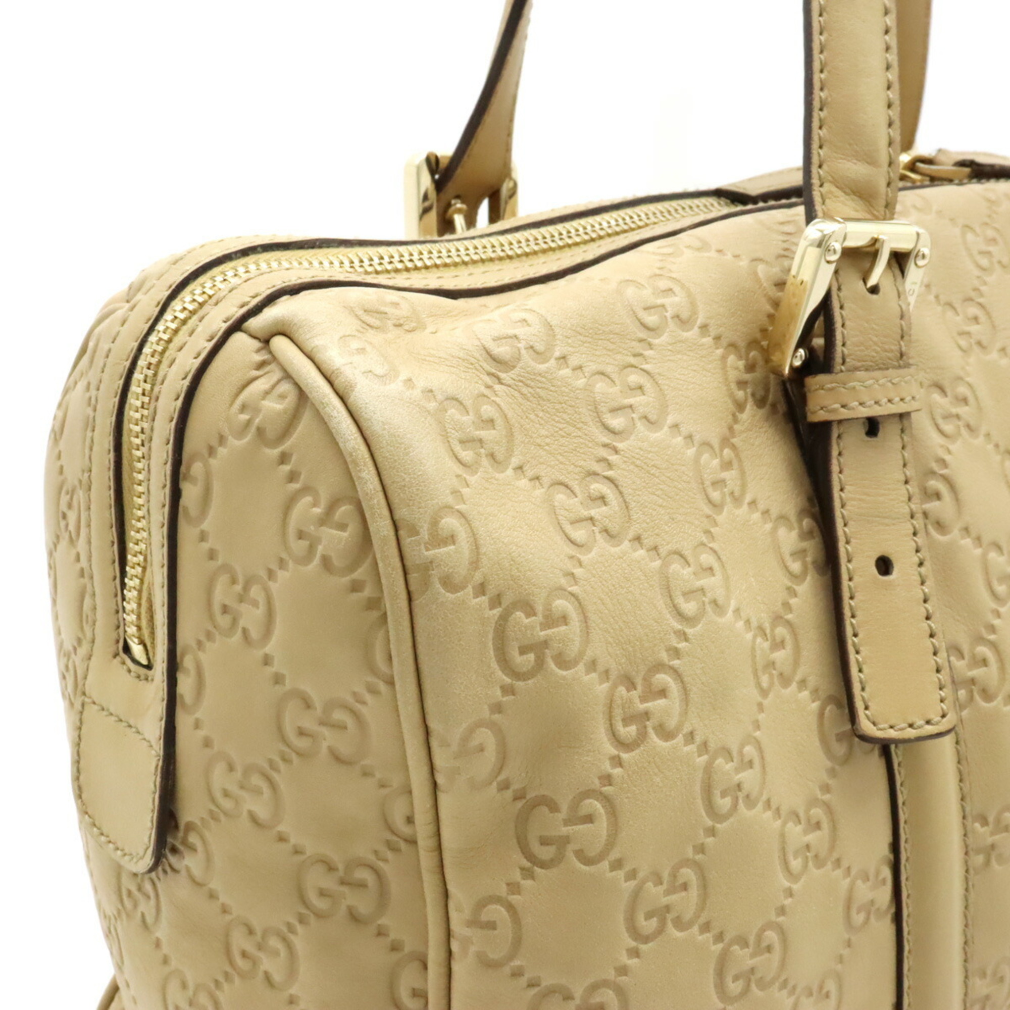 GUCCI Guccissima Interlocking G Tote Bag Shoulder Beige 170010