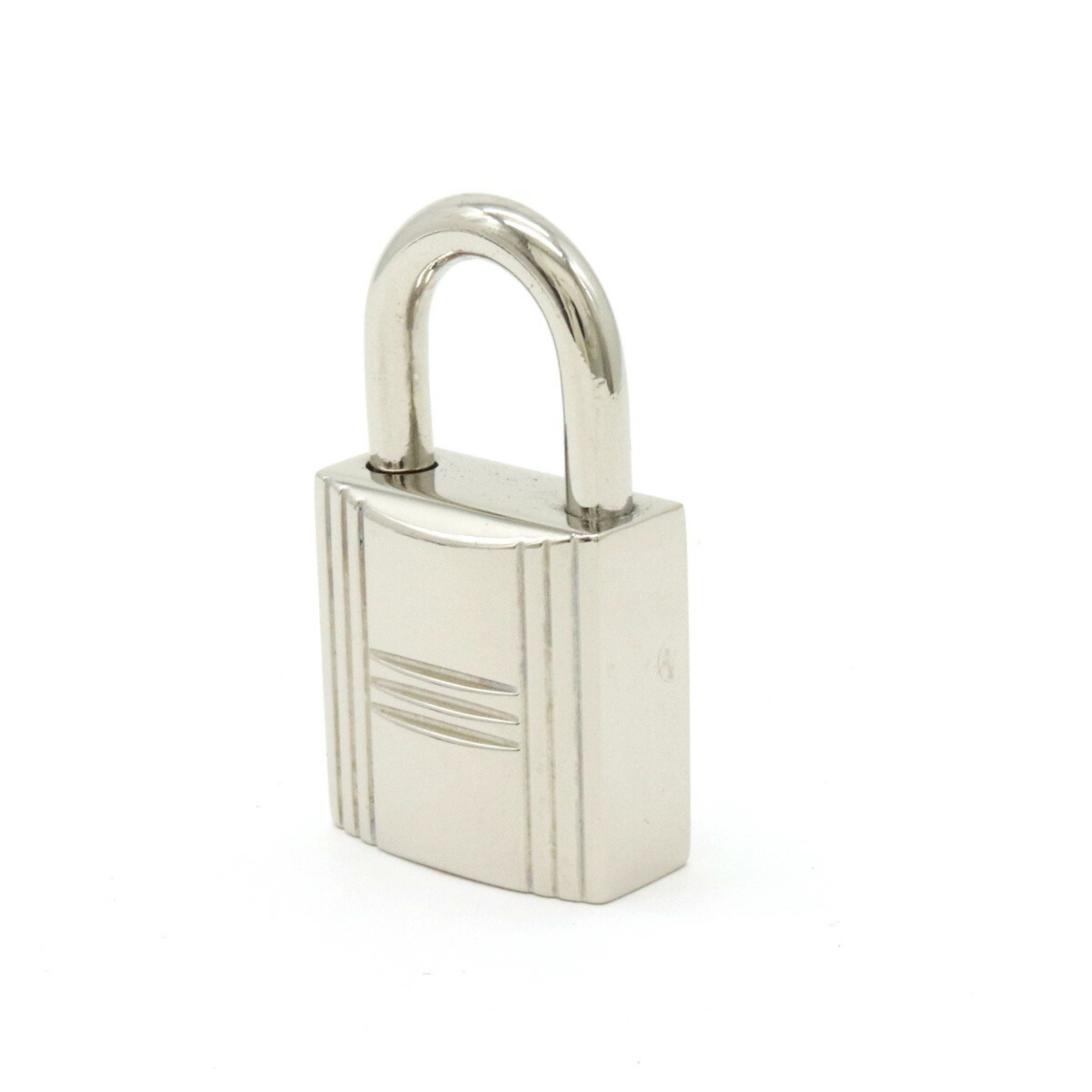 HERMES Padlock No.127 with Key Silver Color