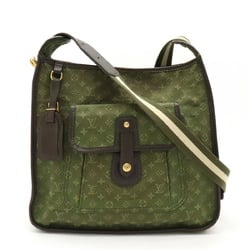 LOUIS VUITTON Louis Vuitton Monogram Busas Marie Kate Shoulder Bag Canvas Leather TST Khaki Green M92322