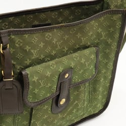 LOUIS VUITTON Louis Vuitton Monogram Busas Marie Kate Shoulder Bag Canvas Leather TST Khaki Green M92322