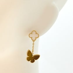 Van Cleef & Arpels Lucky Alhambra 2 motif K18YG yellow gold earrings