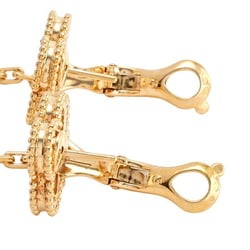 Van Cleef & Arpels Lucky Alhambra 2 motif K18YG yellow gold earrings