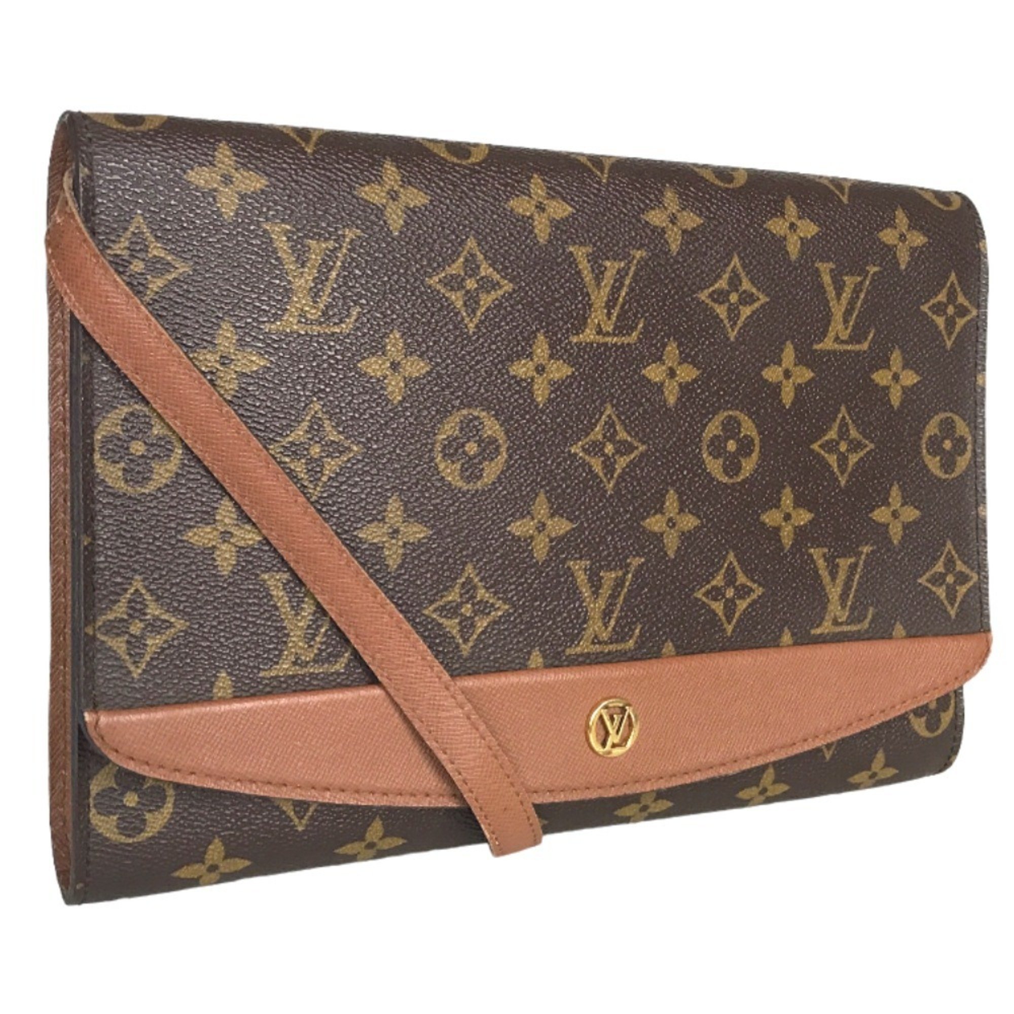 LOUIS VUITTON Bordeaux Sling Bag Shoulder Women's Monogram Canvas Brown M51797