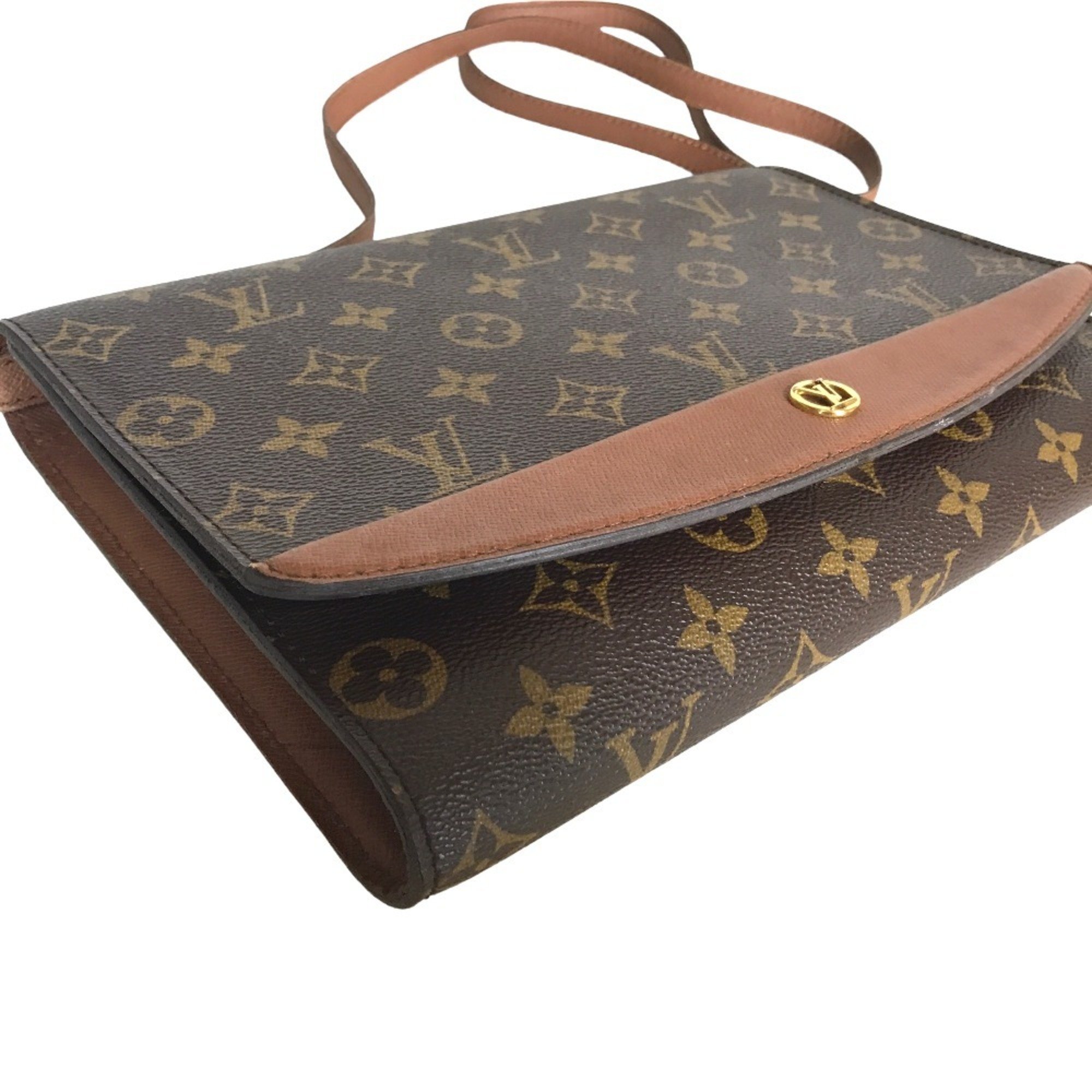 LOUIS VUITTON Bordeaux Sling Bag Shoulder Women's Monogram Canvas Brown M51797