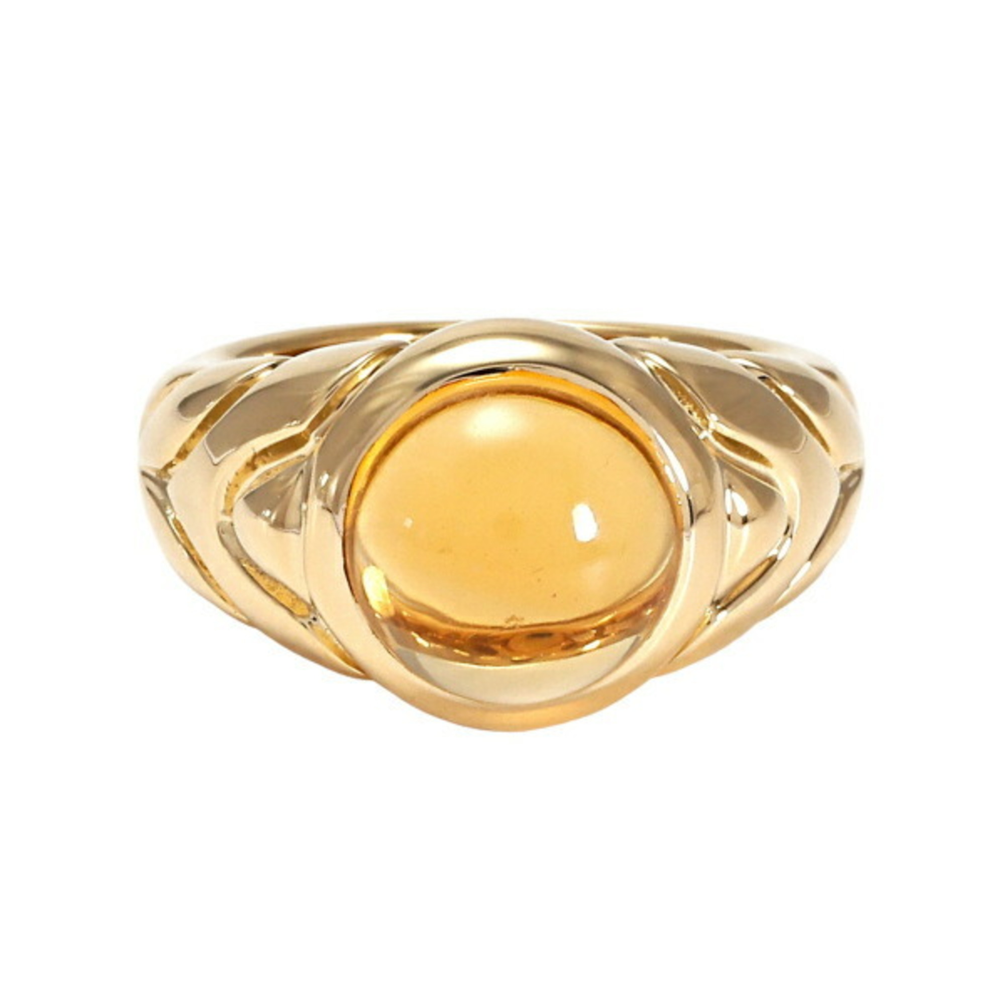 Bvlgari Passo Doppio K18YG Yellow Gold Ring