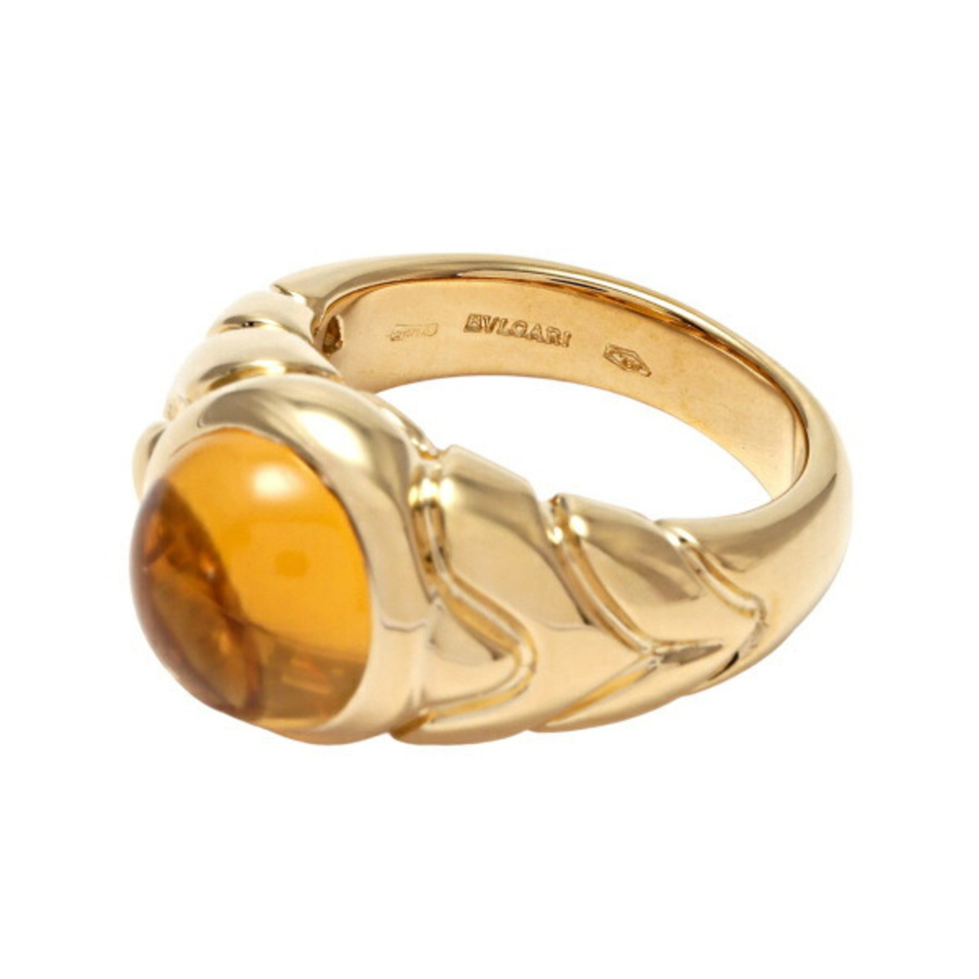 Bvlgari Passo Doppio K18YG Yellow Gold Ring