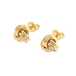 Tiffany Knot Signature 18K Yellow Gold Earrings