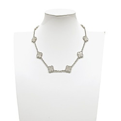 Van Cleef & Arpels Alhambra 10 motifs K18WG white gold necklace