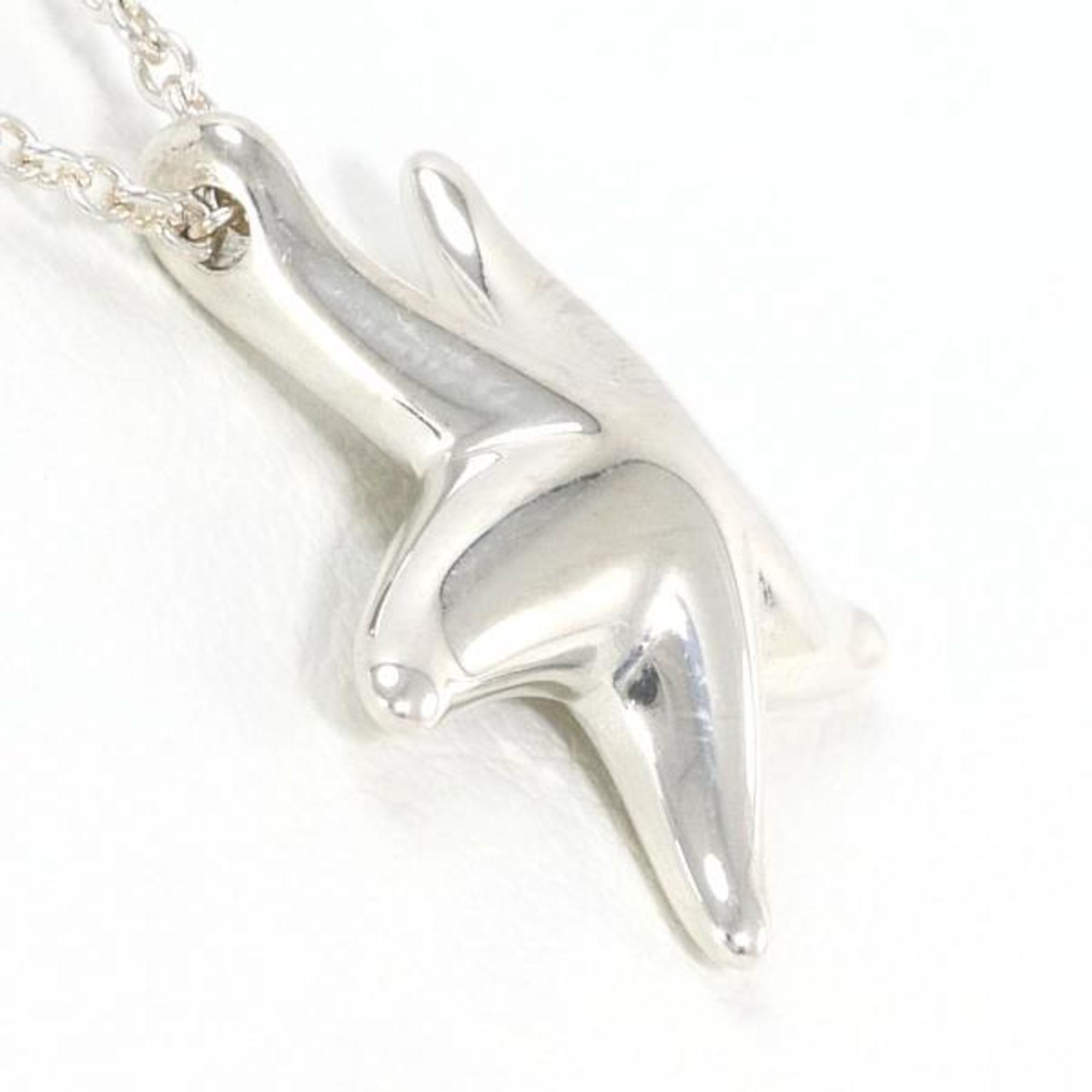 Tiffany Starfish Silver Necklace Total weight approx. 2.9g 41cm