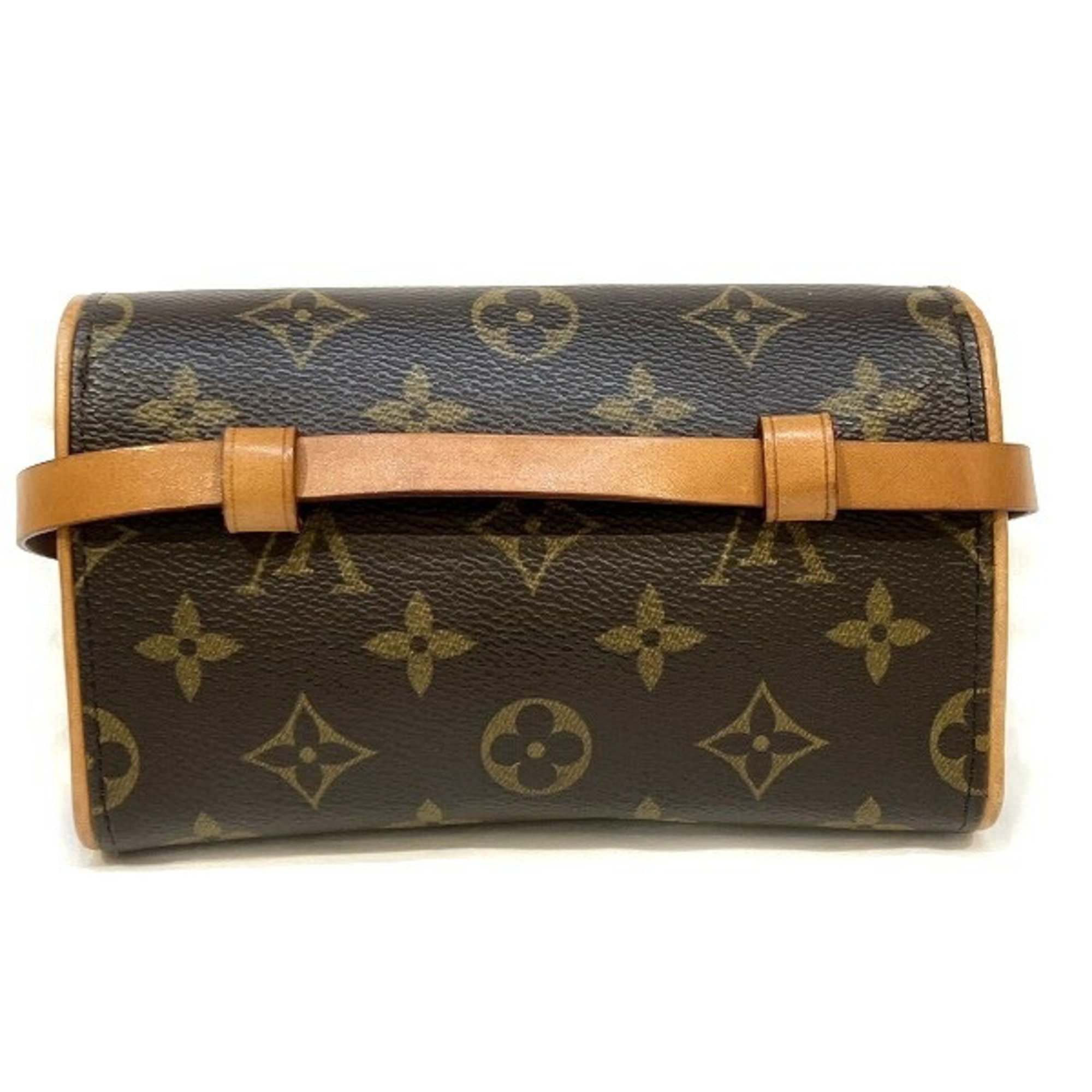 Louis Vuitton Monogram Pochette Florentine M51855 Bag Clutch Waist Pouch Women's