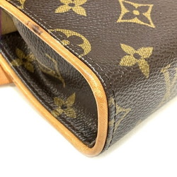 Louis Vuitton Monogram Pochette Florentine M51855 Bag Clutch Waist Pouch Women's