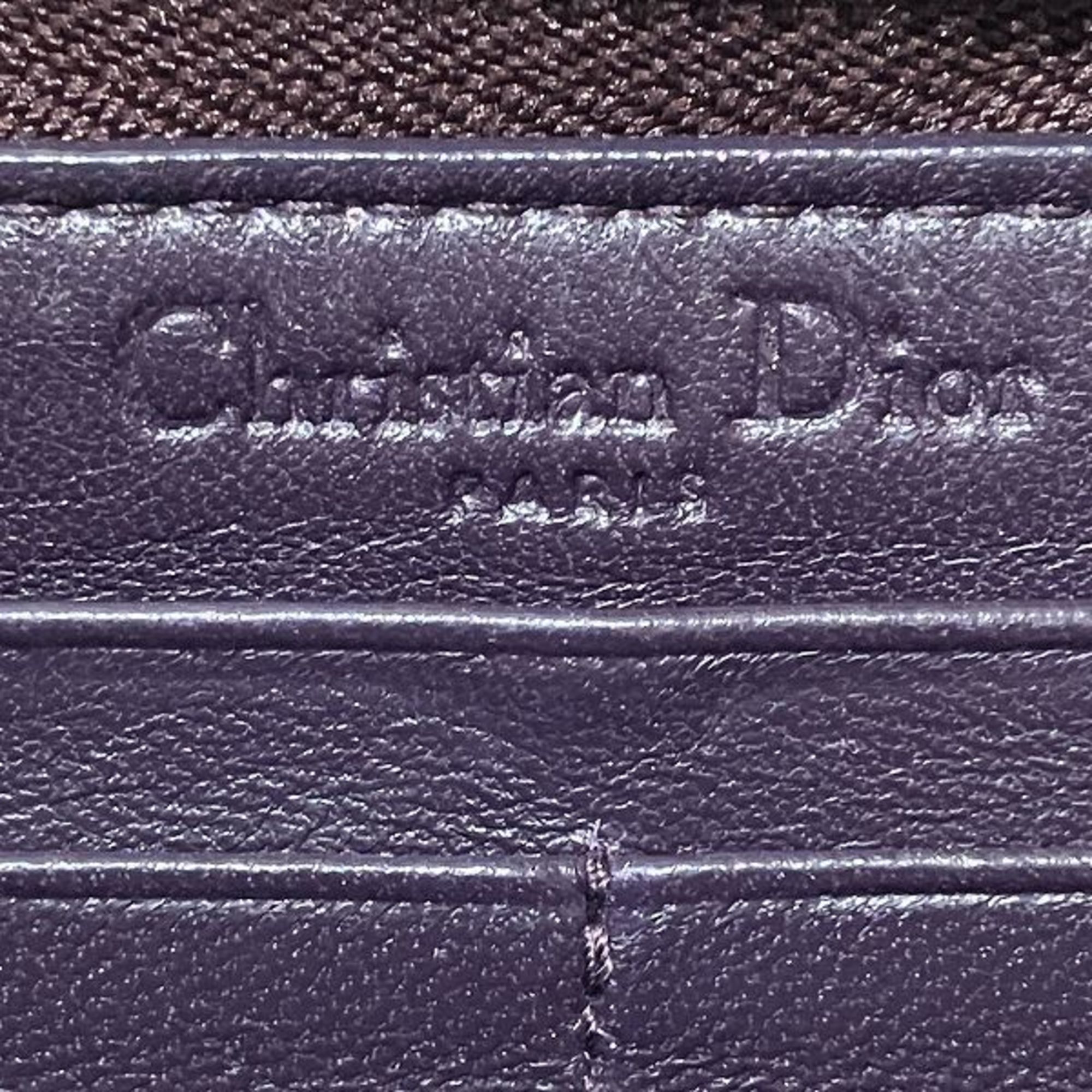 Christian Dior Dior Lady Cannage 02-LU-0039 Wallet Long Women's