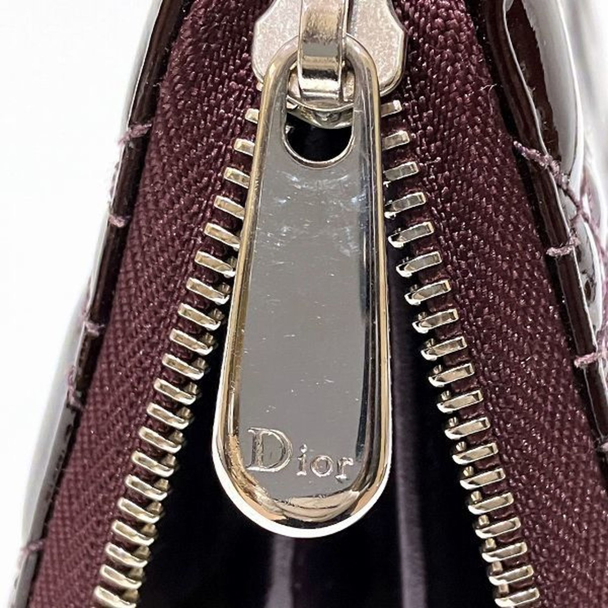 Christian Dior Dior Lady Cannage 02-LU-0039 Wallet Long Women's