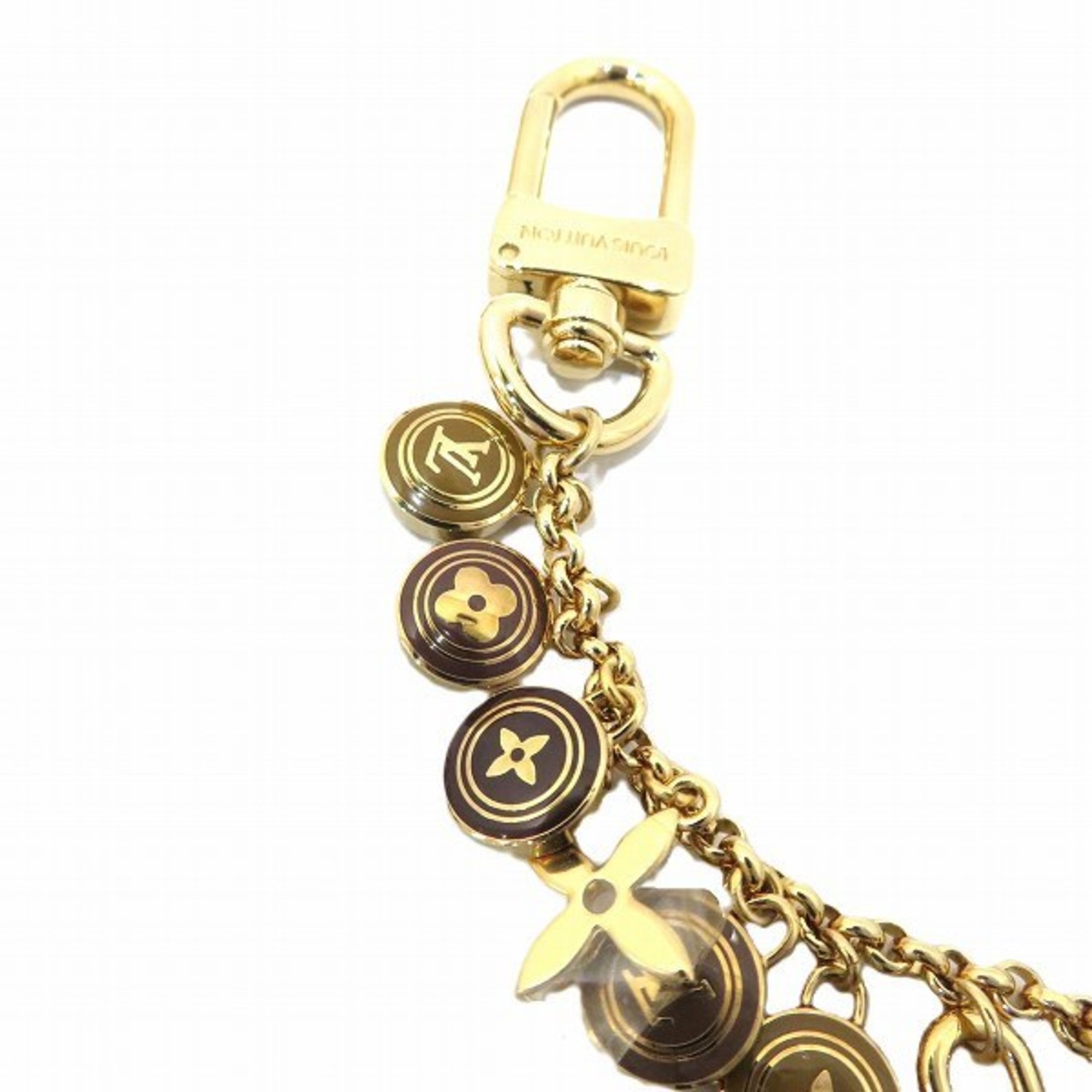 Louis Vuitton Portecle Chaine Pastille M65386 Accessory Keychain Men's Women's Item