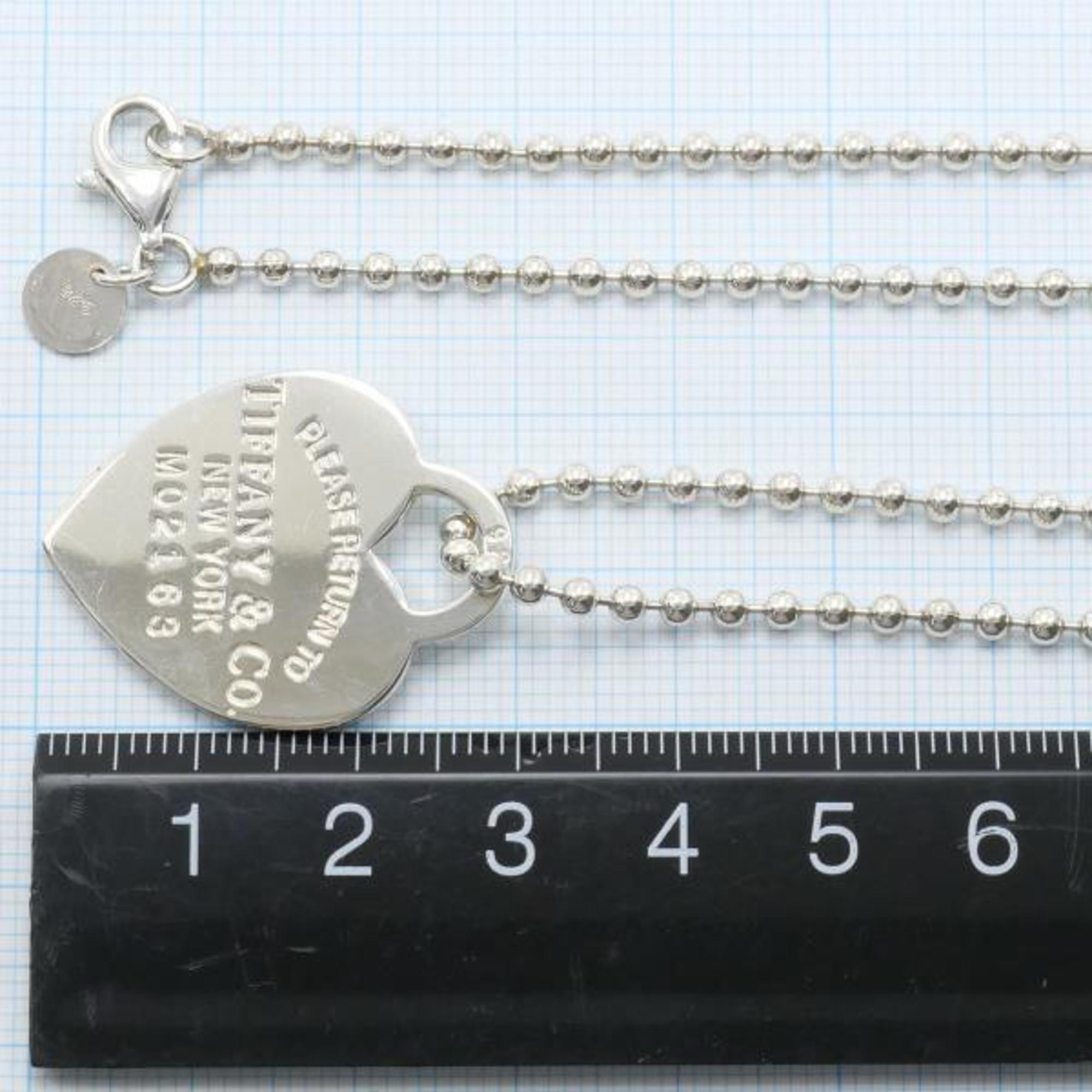 Tiffany Return to Silver Necklace Total weight approx. 23.0g 87cm